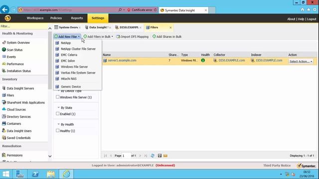Introduction to Veritas Data Insight смотреть онлайн