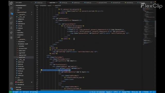 Django Vault Project смотреть онлайн