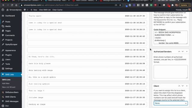 SMS Wordpress Overview смотреть онлайн