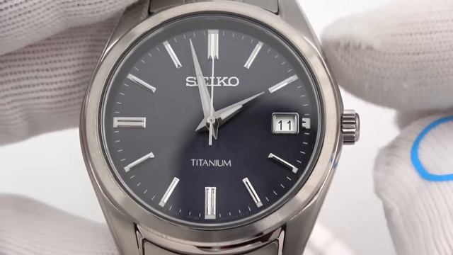 New Seiko Titanium Quartz Daily Wear, with sapphire! смотреть онлайн