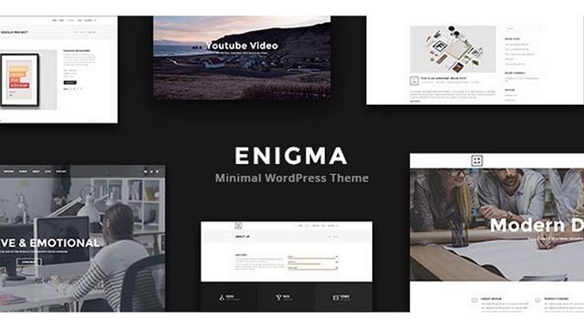Enigma - Minimal Multi-Purpose WordPress Theme | Themeforest Website Templates and Themes смотреть онлайн