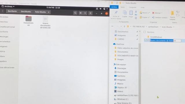 Compartir archivos Samba Ubuntu- Windows 10 смотреть онлайн