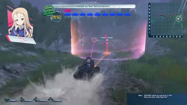 Girls und Panzer Dream Tank Match - Gameplay Walkthrough - Extra Match (Normal) #9 смотреть онлайн