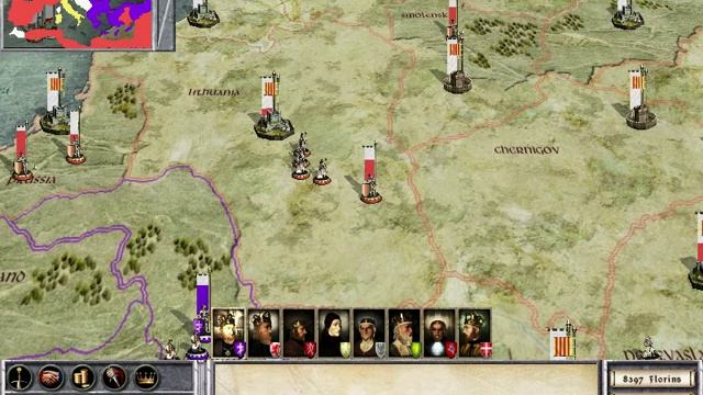 Medieval Total War 1 gameplay expert *XL mod * смотреть онлайн