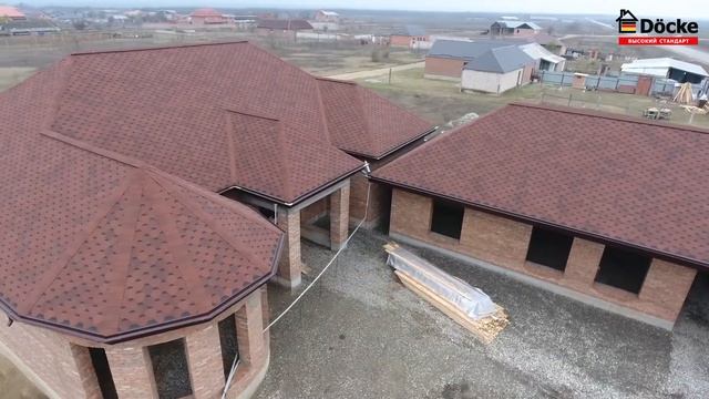 Гибкая черепица Döcke PIE Дёке ПАЙ Серия PREMIUM Коллекция Ницца Цвет Клубника смотреть онлайн