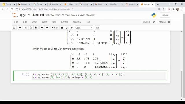 LU Decomposition in Python смотреть онлайн