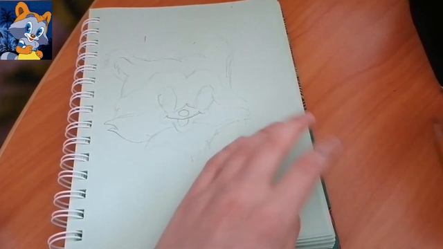 как нарисовать крошку енота поэтапно (рисование мульт героев) смотреть онлайн