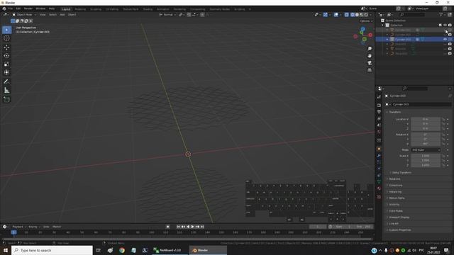 Blender: превратить меш в плетёную сетку на большинстве объектов - просто!!! смотреть онлайн