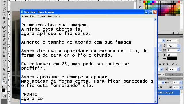 Como aplicar fios de luz no photoshop CS5 смотреть онлайн