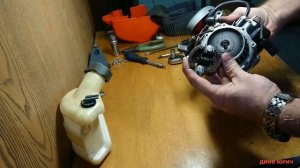 Заклинило мотокосу Oleo-Mac SPARTA 25 полный разбор, диагностика (часть 1)