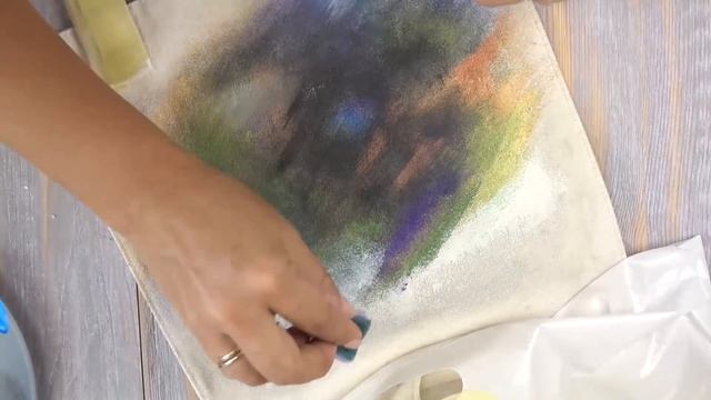 ✨ Делаем стильный уникальный рюкзак своими руками! Простая роспись по ткани. смотреть онлайн