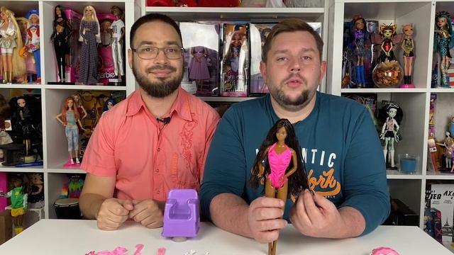 Что это за чудо-крутилка? Распаковка и обзор куклы Барби Twirly curls Barbie 1982 года! смотреть онлайн