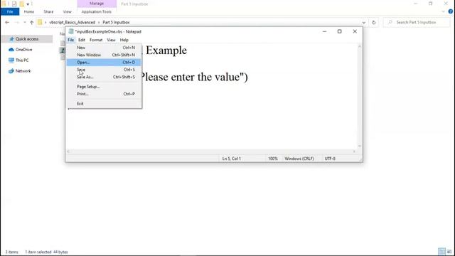 Vbscript Part 5 - InputBox - All You Need to Know смотреть онлайн