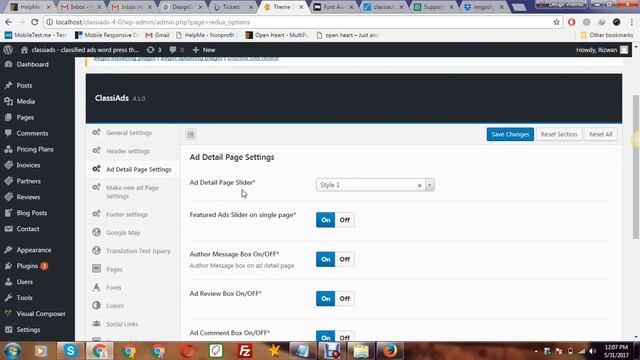 Ads details page settings Classiads - Classified Ads WordPress Theme v4.3 смотреть онлайн