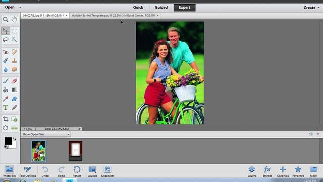 How to Use Photoshop Elements Templates смотреть онлайн