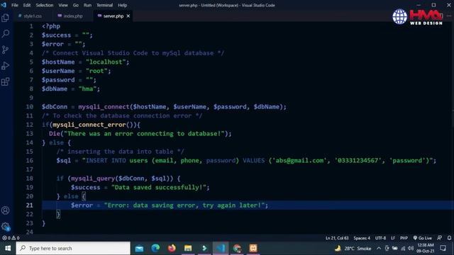 How to Insert Update and Delete Data in MySQL Database | Insert Data Using PHP mysqli смотреть онлайн