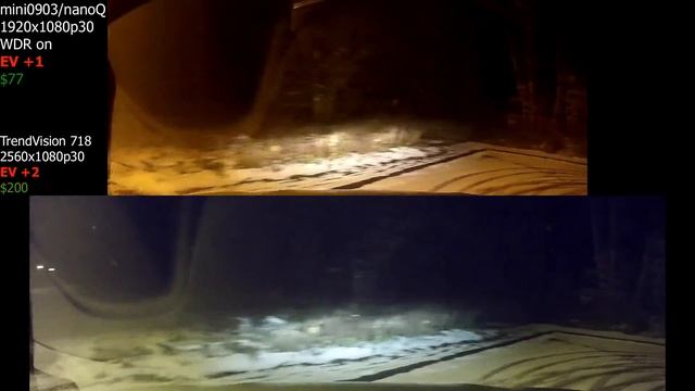 mini0903/nanoQ vs TrendVision 718GP. EV+1/Экспозиция+1. смотреть онлайн