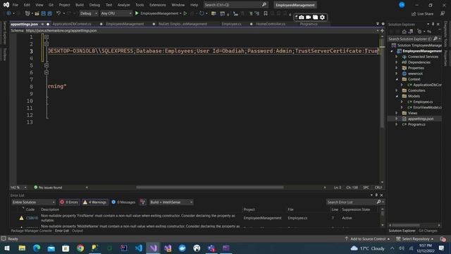 Create ASP.NET Core Web Application With SQL Server Database Connection and CRUD Operations смотреть онлайн