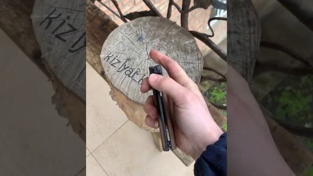 Необычный Стерх от кованой стали Х12МФ смотреть онлайн