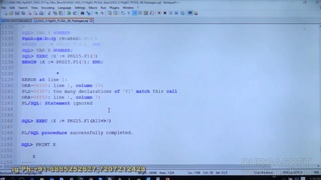 OracleTutorial || onlinetraining|| pl/sql ||Packags Part-4 by Basha смотреть онлайн