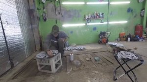 Chevorlet Cruze покраска колпаков в "Rock orange". (Chevy Cruze wheels repair. "Rock orange" color.