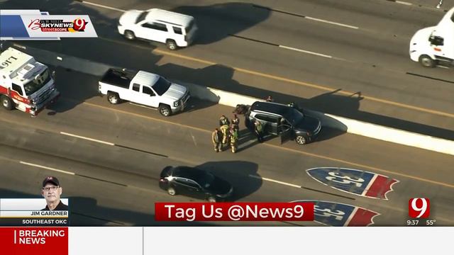 Multi-Vehicle Crash Causes Traffic Backup On I-35 NB In SE OKC смотреть онлайн