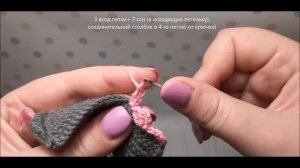 "Зубчики". Один из вариантов обвязки края изделия крючком