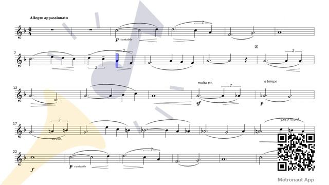 Grieg - Lyric Pieces Op.43 - 6. To Spring [Violin Sheet Music] смотреть онлайн