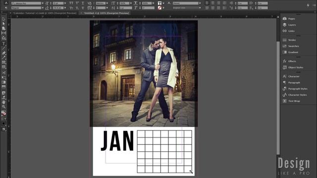 How To Design A Calendar In InDesign // Part One