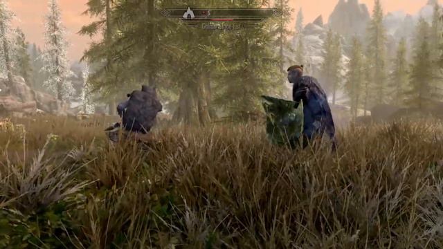 Skyrim SE Ulfric as Dead Thrall. Part 11. Ulfric Stormcloak vs Galmar Stone-Fist. смотреть онлайн