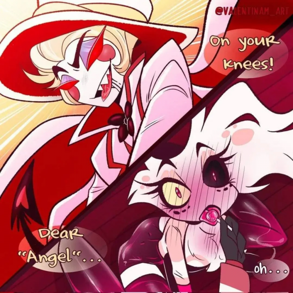 Hazbin Hotel - Люцифер Нанимает Энджел Даста
