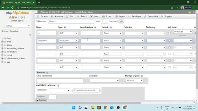 STEP 1 CRUD Create database (PHP) смотреть онлайн
