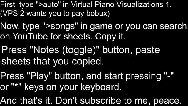 How To Use Autoplayer In Virtual Piano Visualizations (TUTORIAL) смотреть онлайн