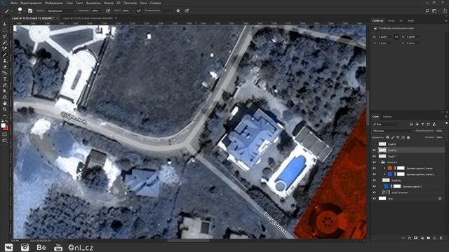 Оформление ситуационного плана в Photoshop | Проектирование двухэтажного коттеджа (Часть 15) смотреть онлайн