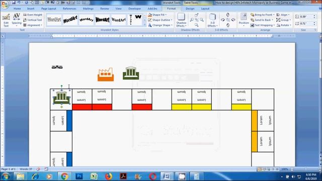 How to design HBN Infotech Monopoly or Business Game in Microsoft Word смотреть онлайн