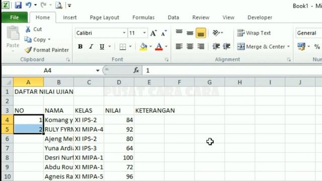 Cara Merekap Nilai Ujian Online di Google Form Ke Excel смотреть онлайн