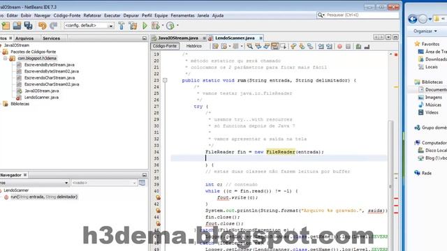 Java IO Stream - Exemplo 05 смотреть онлайн