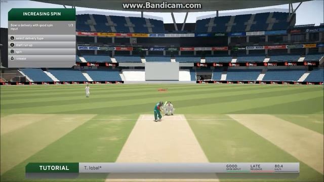Don bradman cricket 17 -tutorial -Part 6- Spin Bowling смотреть онлайн