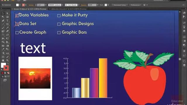 Adobe Illustrator CS6 for Beginners___Tutorial 37___Data Variables смотреть онлайн