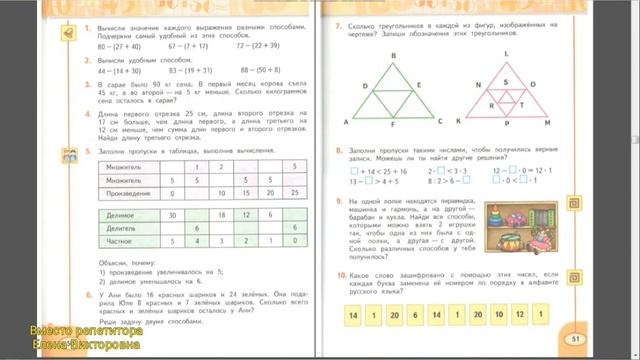 Вычитание суммы из числа. Решение задач смотреть онлайн