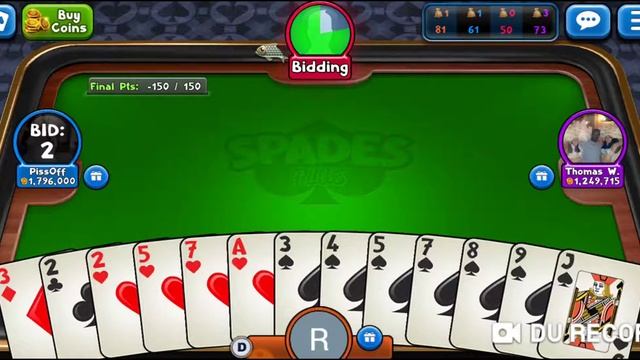 Spades Strategy by JR. Solo to 150 #3. Spades Plus. смотреть онлайн