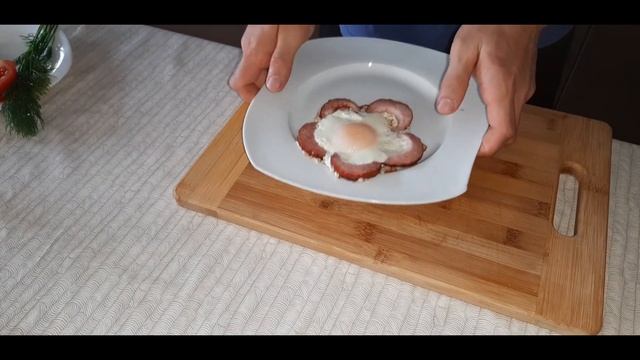 Красивый завтрак из яиц смотреть онлайн