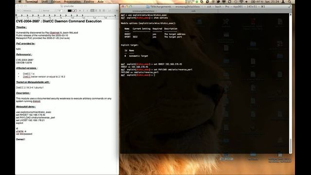 CVE-2004-2687 : DistCC Daemon Command Execution смотреть онлайн