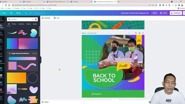 Template Kreatif Instagram Post Gratis untuk Sekolah, Media Promosi, maupun Pribadi di Canva смотреть онлайн