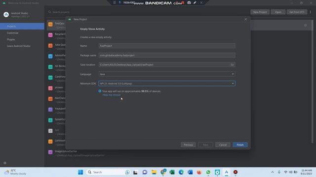 Basic in Android Studio my Fast app run part 01 Bangla Tutorial#EduTechBD01 смотреть онлайн