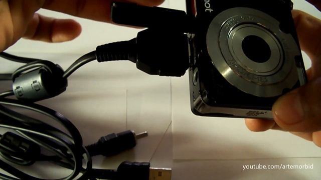 Using old digital cameras - Sony Cybershot DSC W55 Video connections смотреть онлайн