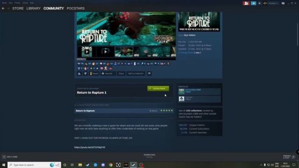 Steam Workshop VR Mod Install Guide // Half Life Alyx - Bioshock Return to Rapture
