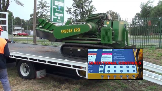 Red Roo: SP8018 Wireless Controlled Stumpgrinder смотреть онлайн