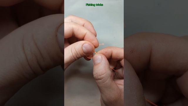Самый простой способ монтажа лески к застёжке | Рыболовные хитрости смотреть онлайн