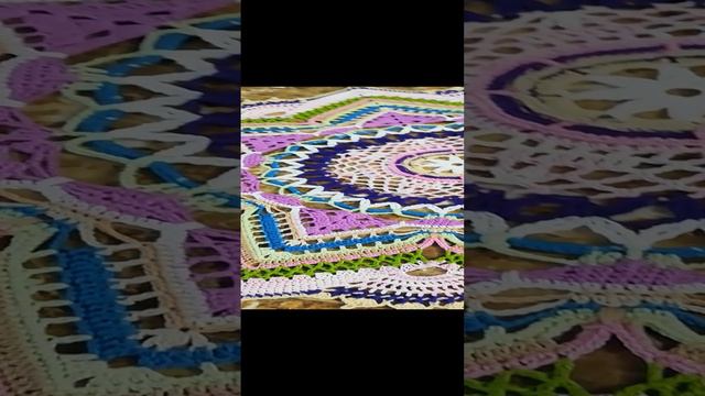 Салфетка Мандала крючком смотреть онлайн